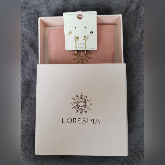 LORESIMA two pairs of earrings. - Picture 3 of 3